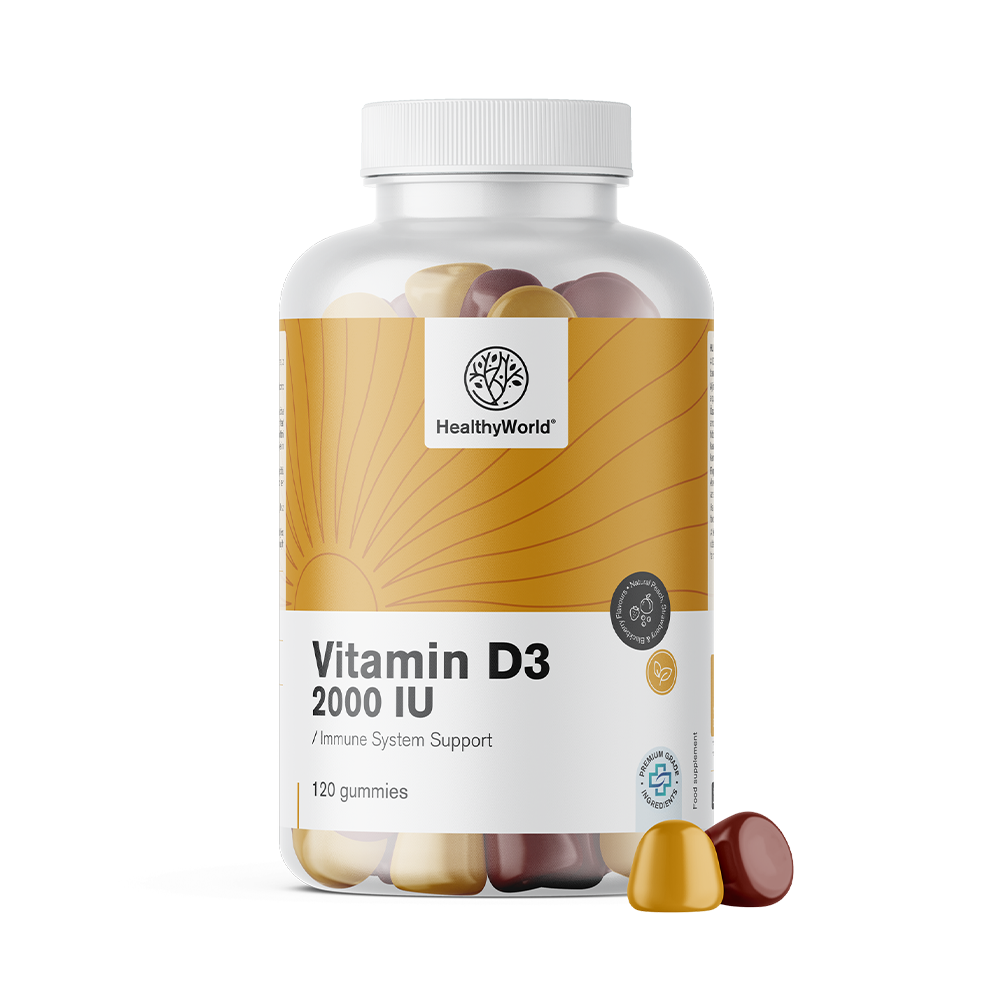 Vitamin D3 2000 δηλ. σε μορφή καραμελών.